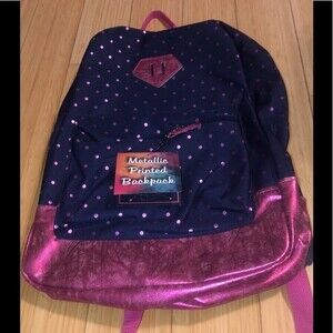 Metallic Dot Printed Backpack NEW NWT